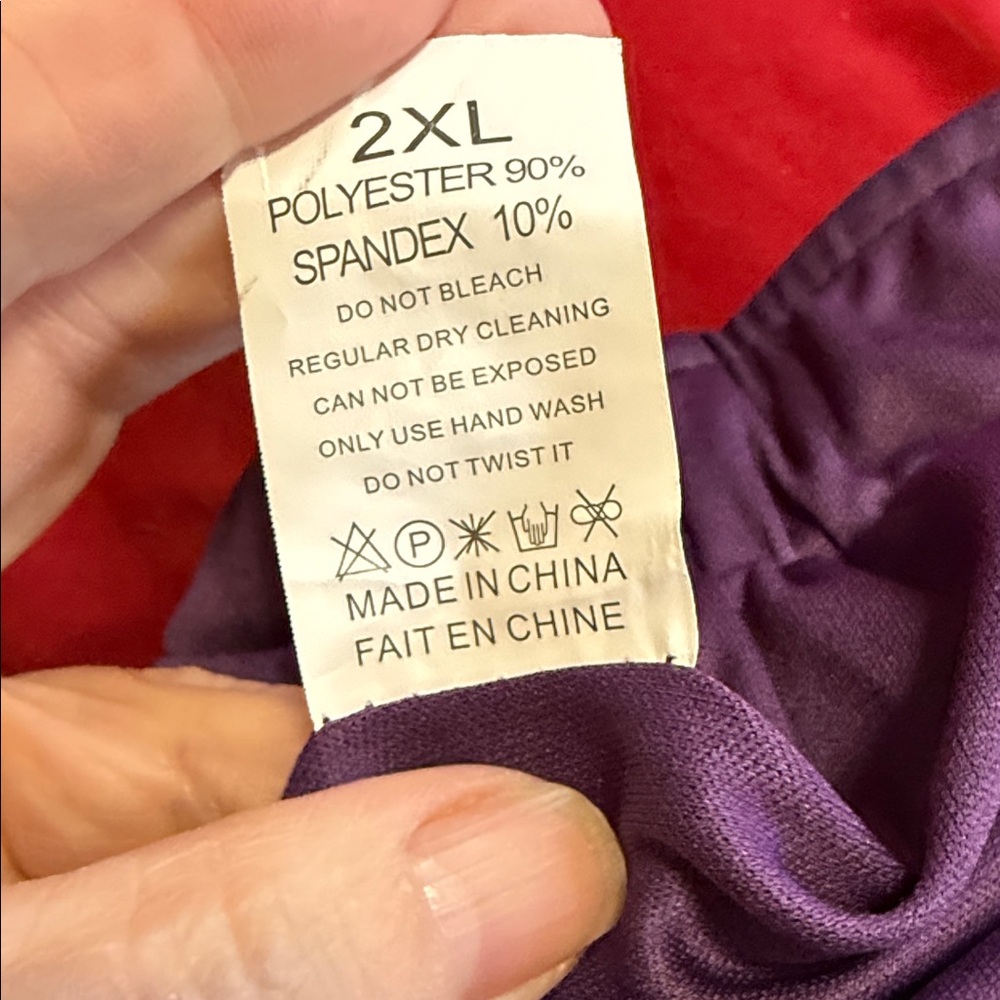 Purple Sequin Pants - image 4